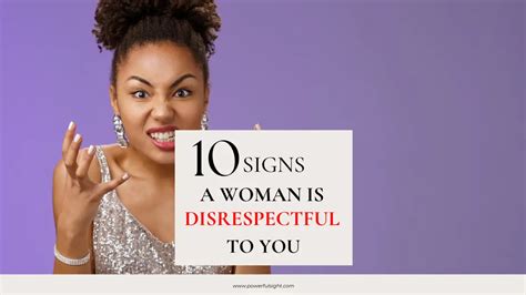 10 Signs She Doesn T Respect You Powerful Sight
