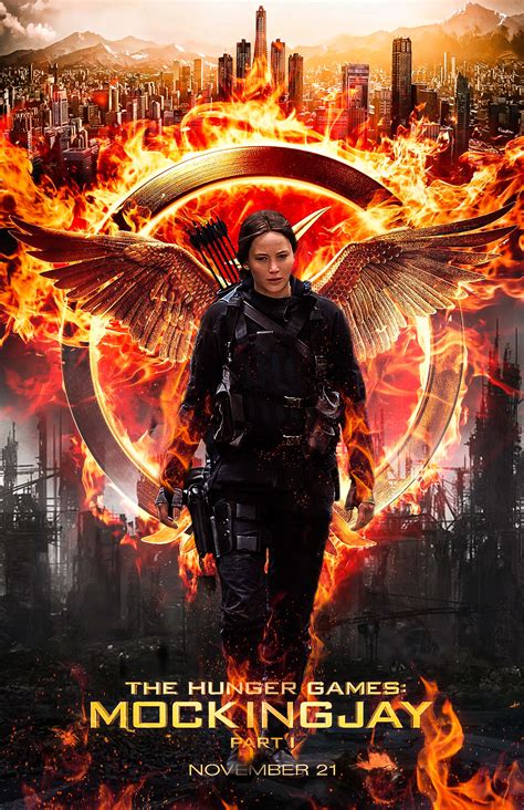 Hunger Games Mockingjay Concept Movie Poster on Behance