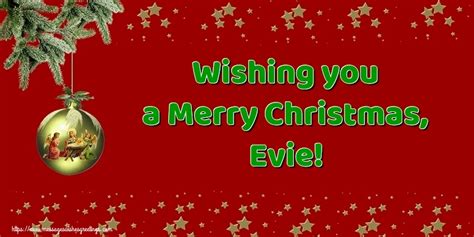 Evie Greetings Cards For Christmas