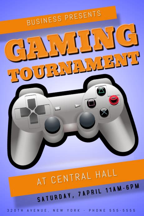 Gaming Tournament Flyer Template Postermywall