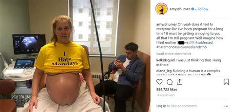 Amy Schumer Jokes ‘im Still Pregnant As She Shows Off Huge Bump