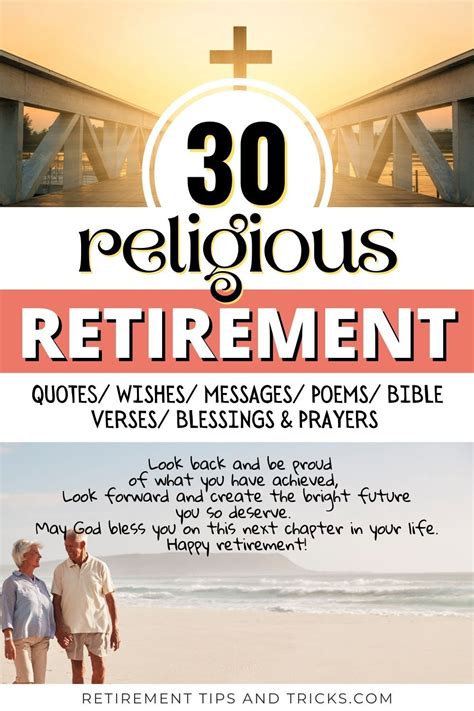 Ive Listed 30 Religious Retirement Messages Bible Verses Poems
