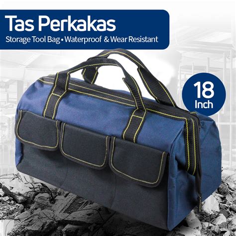 Tas Perkakas Storage Tool Bag Waterproof Wear Resistant 18 Inch