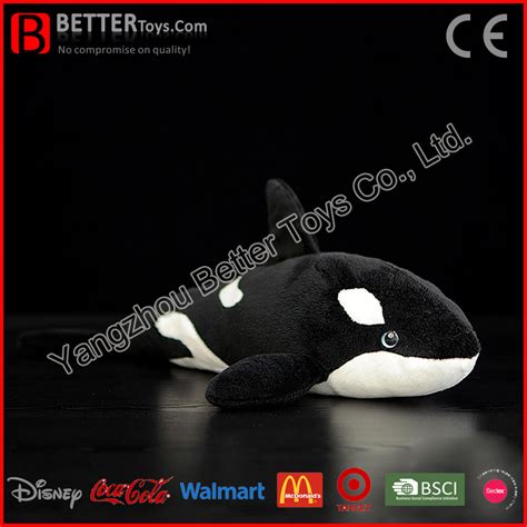 Astm Lifelike Stuffed Marine Animal Soft Toy Plush Killer Whale China