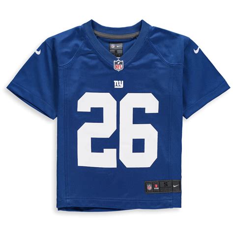 Preschool New York Giants Saquon Barkley Nike Royal Game Jersey