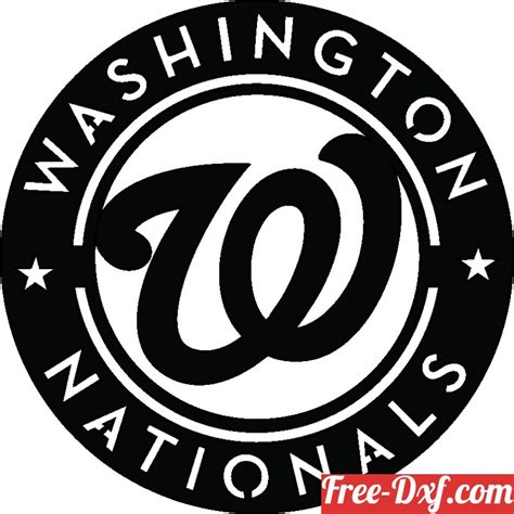 Download Washington Nationals Logo Mlb Baseball Team Dxf 3zhn1 Hi