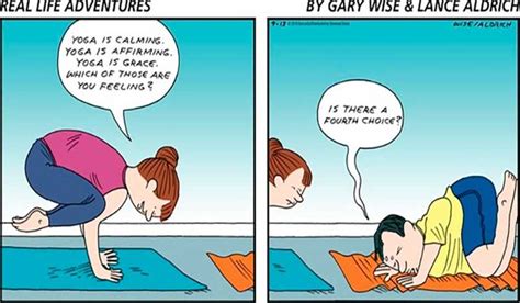 25 Funny Comics About Yoga That Are So On Point Yoga Funny Life Is
