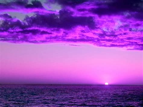 Purple Sunset By Steed Edwards Purple Beach Purple Vibe Purple Sunset