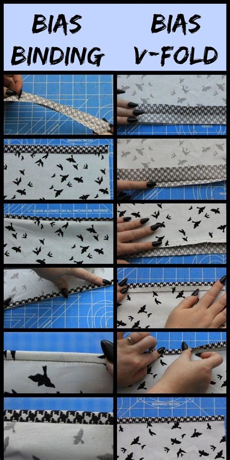 Fold binding in half lengthwise & press. How to Clean Finish a Neckline or Armhole with Bias V-fold or Bias Binding | Bias binding ...
