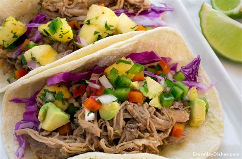 Taco menu ideas for side dishes give you more flavor options and something. Slow Cooker Pulled Pork Tacos Recipe