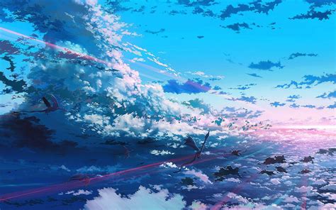 Ultra Hd Desktop Anime Sky Wallpapers Wallpaper Cave