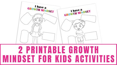Growth Mindset Vs Fixed Mindset Activity Freebie Finding Mom