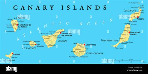 Tenerife Canary Islands Map
