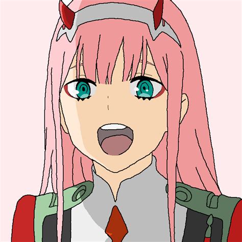 Zero Two Anime Character Face