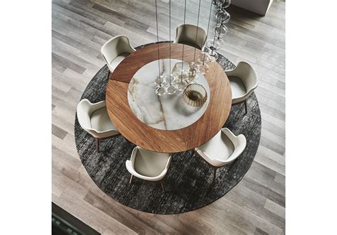 planer ker wood round cattelan italia table milia shop