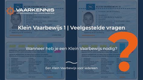 Alles Over Vaarbewijs Wanneer Heb Je Het Nodig