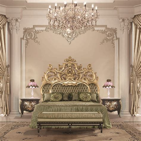 Classic Italian Luxury Bedroom Furniture Top Quality