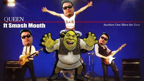 Shrek Bites The Dust Queen Smash Mouth Mashup Youtube