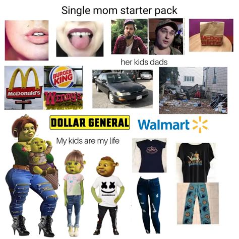 Single Mom Starter Pack Rstarterpacks Starter Packs Know Your Meme