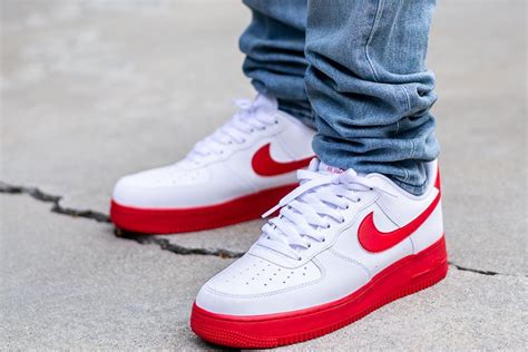 Nike Air Force 1 White And University Red Review