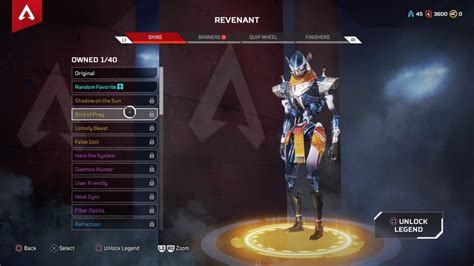 Apex Legends Season 4 Revenant Character Guide Skills Skins