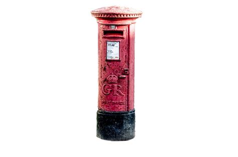 Old English Red Post Box Free Stock Photo Public Domain