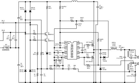 Electronic X Ballast Circuit Diagram Electronic Circuit Diagram And