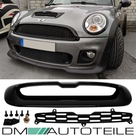 Black Gloss Bonnet Scoop Air Inlet Trim Mk2 Mini Cooper Ssd R55 R56