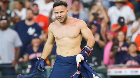 Astros Jose Altuve Goes Bare Chested After Icing Yankees With Walk Off
