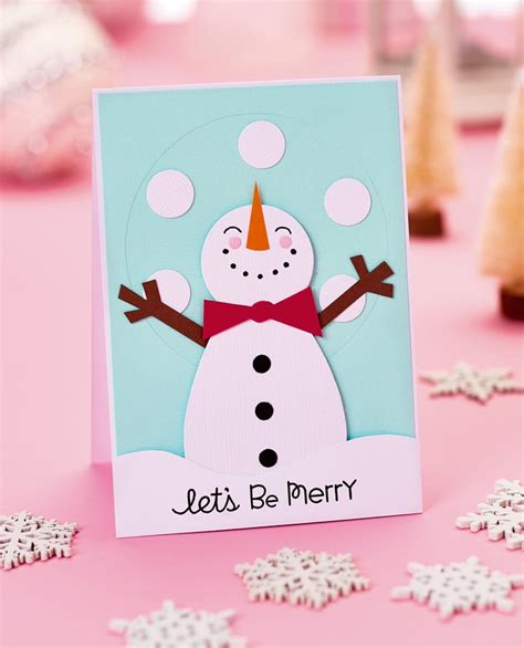 Kinetic Snowman Card Papercrafter Project