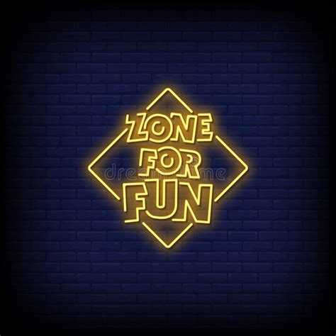 Gamer Zone Neon Signs Style Text Vector Stock Vector Illustration Of
