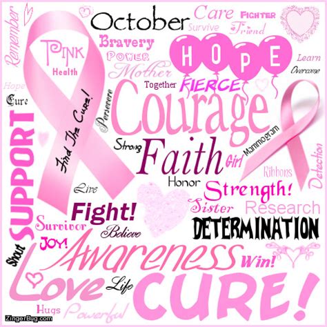 Breast Cancer Awareness Month Glitter Graphics Comments S Memes
