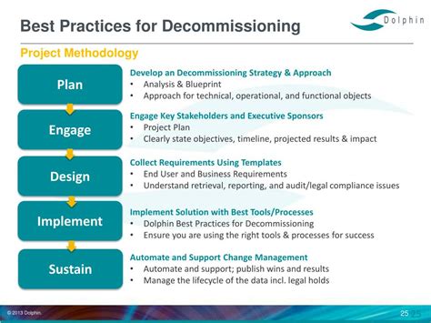 For example, if the renewable energy generation facility is to be decommissioned to a probable future agricultural land use, the applicant should propose . PPT - Introduction to Dolphin Legacy Decommissioning ...