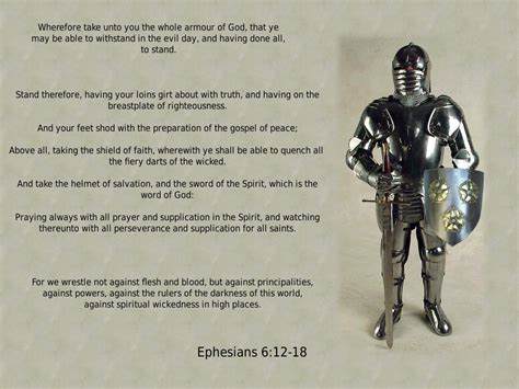 New Covenant Journal † Spiritual Warfare And The Armour Of God