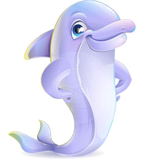 112 Cute Dolphin Cartoon Vector Character Illustrations GraphicMama