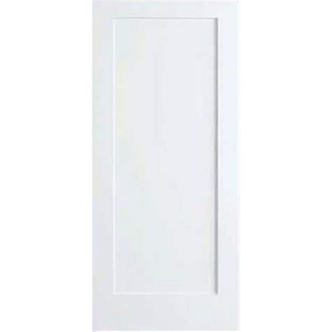 Kimberly Bay 32 In X 80 In White 1 Panel Shaker Solid Core Wood