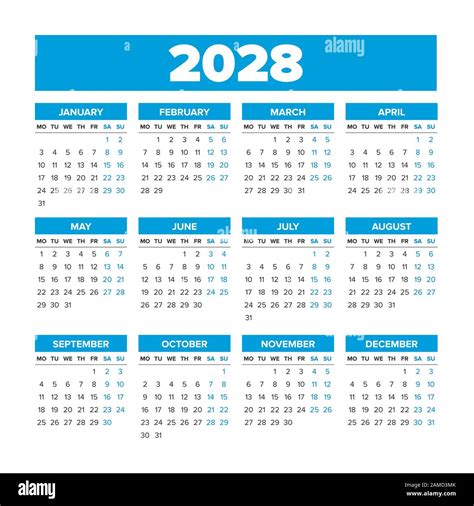 December 2028 Calendar Off 62