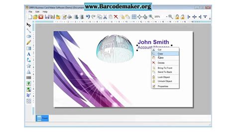 Supports most standard business card papers from avery and. free business card maker software download how to make ...