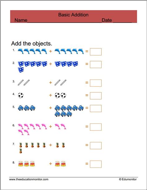 Customize the number range, the percentage, the number of decimal digits, workspace, font size, and more. Free math worksheets first grade printable - EduMonitor