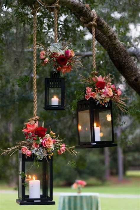 Trends We Love 40 Hanging Wedding Decor Ideas Deer Pearl Flowers