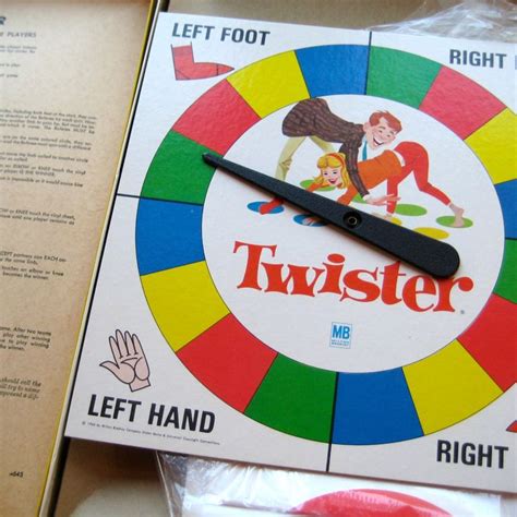 Original 1960s Twister Game Great Vintage Shape Played At Etsy
