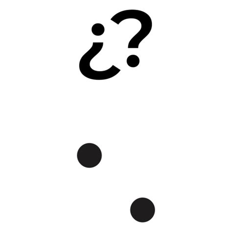 Question Mark Dot Spot Stroke Transparent Png And Svg Vector File
