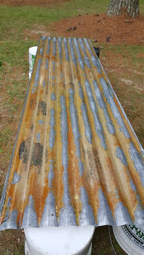 How To Rust Galvanized Metal Galvanized Tin Walls Corrugated Metal