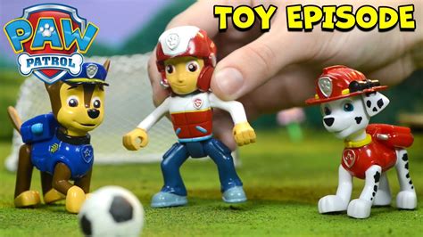 Pups Save The Soccer Game ⚽🏆 Paw Patrol Stop Motion Toy Episode Youtube