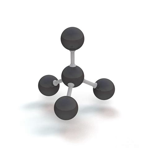 Molecule Of Crystalic Carbon Diamond Art Board Print