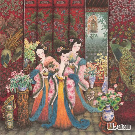 The Ancient Beauty Diagram China Famous Canvas Prints