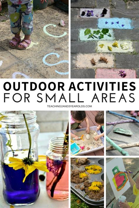 These Preschool Outdoor Activities Dont Take Up A Lot Of Space So Th