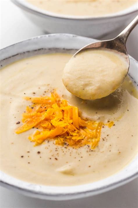 Super Creamy Velvety And Comforting Instant Pot Cauliflower Soup To