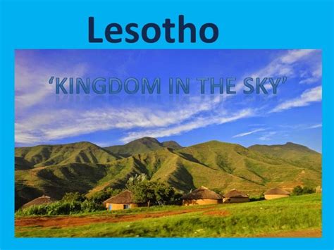 Life In Lesotho Powerpoint Teaching Resources Primary Primary