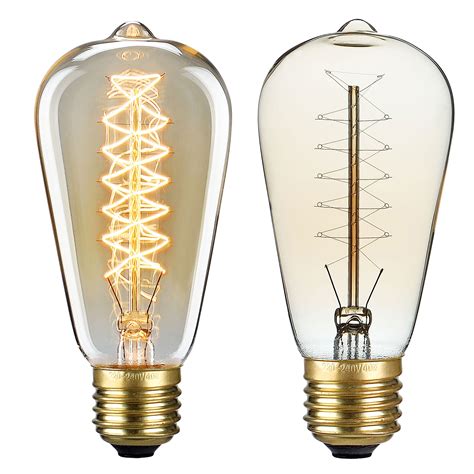 Intec 1x E27 E14 Vintage Glühlampe Glühbirne Lampe Retro Edison